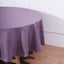 Polyester 90" Round Tablecloth Violet Amethyst - Stain & Wrinkle-Resistant Table Cover