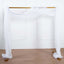 18ft White Sheer Organza Wedding Arch Drapery Fabric, Window Scarf Valance