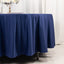Scuba Round 108" Tablecloth Navy Blue - Wrinkle Free & Stain Resistant Table Cover