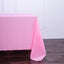 Polyester Square 90"x90" Tablecloth Pink - Wrinkle-Resistant & Durable Table Cover