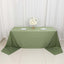 Scuba Rectangular 90"x156" Tablecloth Dusty Sage Green - Wrinkle Free, Stain Resistant & Seamless Table Cover