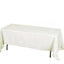 Fire Retardant Premium Polyester 72"x120" Rectangular Tablecloth Ivory - High-Performance Table Cover