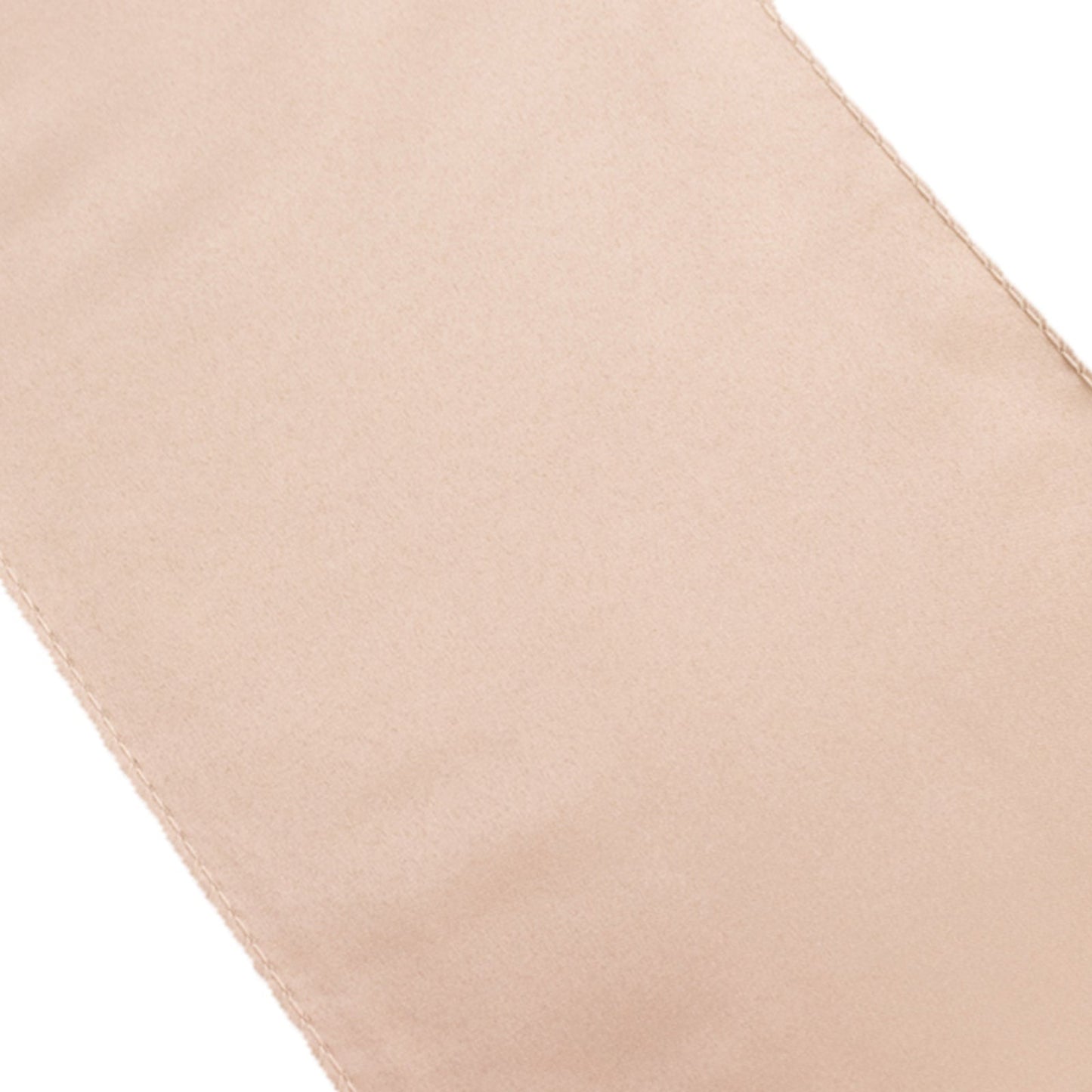 5 Pack Lamour Satin 6"x106" Chair Sashes Nude - Stylish Reusable Decorative Bows