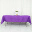 Taffeta 60"x102" Rectangle Tablecloth Purple - Accordion Crinkle Table Cover