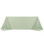 Scuba Rectangular 90"x132" Tablecloth Sage Green - Wrinkle Free, Stain Resistant & Seamless Table Cover
