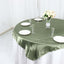 Satin 60"x60" Table Overlay Square Tablecloth Dusty Sage Green - Smooth Silky Touch Table Cover
