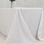 Fire Retardant Premium Polyester 90"x132" Rectangular Tablecloth White - Stylish High-Performance Seamless Table Cover for Large Gatherings