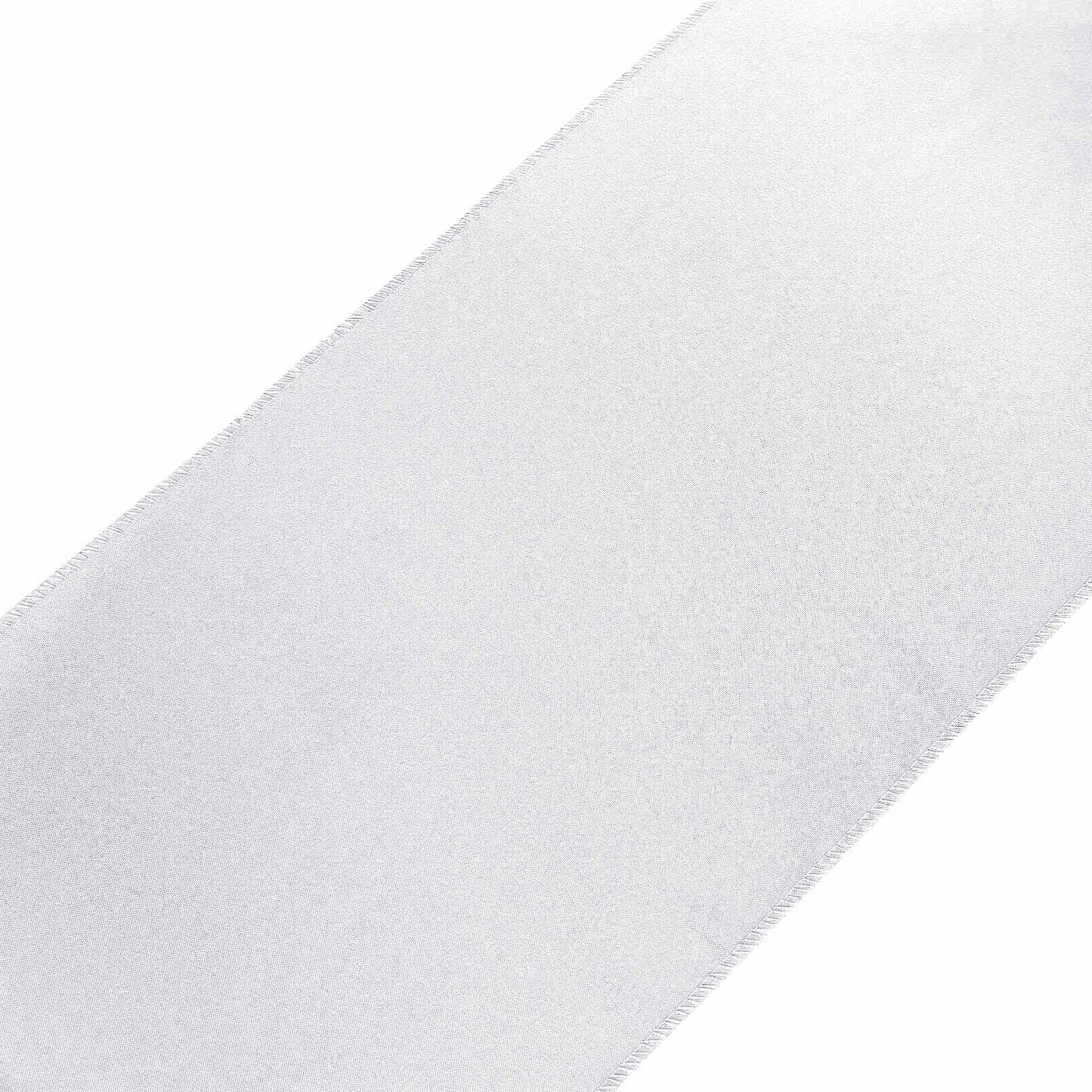 Polyester 12"x108" Table Runner White - Durable & Wrinkle-Resistant Table Decor for All Occasions