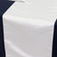 Lamour Satin 12"x108" Table Runner White - Smooth & Lustrous Wedding Decor