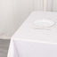 Scuba Square 54"x54" Tablecloth White - Wrinkle Free & Stain Resistant Table Cover for Weddings & Events