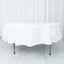 Premium Polyester 90" Round Tablecloth White - Stain and Wrinkle-Resistant 220GSM Table Cover for Weddings & Event Decor