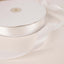 100 Yards 7/8" White Single Face Decorative Satin Ribbon