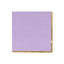 50-Pack Paper Beverage Napkins with Gold Foil Edge Lavender - Disposable 2 Ply Cocktail Napkins for Events 6.5"x6.5"