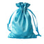 12 Pack 5"x7" Turquoise Satin Drawstring Wedding Party Favor Gift Bags
