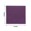 50-Pack Paper Beverage Napkins Purple - 2 Ply Disposable Soft 18GSM Cocktail Napkins 5"x5"