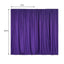 2 Pack Purple Scuba Polyester Event Curtain Drapes, Durable Flame Resistant Backdrop Event Panels Wrinkle Free with Rod Pockets - 10ftx10ft