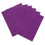 10 Pack Purple Self-Adhesive Glitter DIY Craft Foam Sheets - 12"x10"
