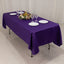 Lamour Satin 60"x102" Rectangle Tablecloth Purple - Durable & Silky Soft Feel Table Cover