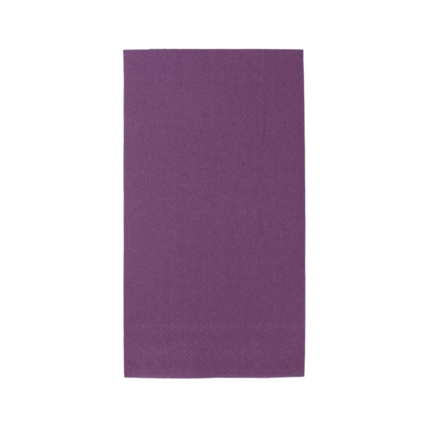 50-Pack Paper Napkins Purple - Soft Disposable 2-Ply Dinner Napkins for Weddings