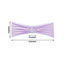5 Pack Stretch Spandex Chair Sashes Lavender Lilac - Reusable Chair Bands with Silver Diamond Ring Slide Buckle 5"x14"