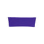 5 Pack Stretch Spandex Chair Sashes Purple - Fitted Finish Two Ply Heavy Duty Chair Bands 5"x12"
