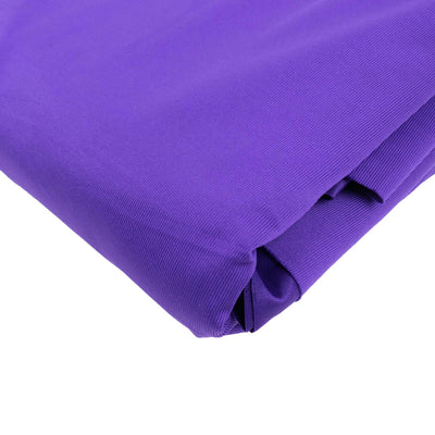 Purple Scuba Polyester Fabric Roll Wrinkle Free DIY Craft Fabric Bolt- 60’’x10 Yards - Fabrics