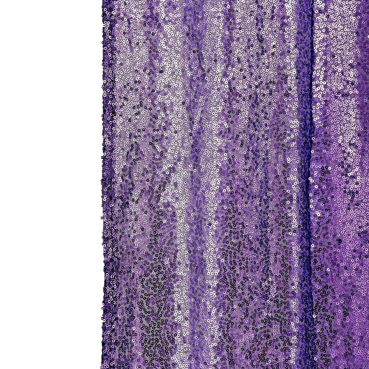 8ftx8ft Purple Sequin Event Curtain Drapes, Backdrop Event Panel
