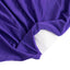 Spandex Chair Cover with Silver Rhinestone Buckled Sash Band Purple - Stretch Fitted Slipcover