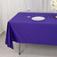 Scuba Rectangular 60"x102" Tablecloth Purple - Wrinkle Free & Stain Resistant Table Cover