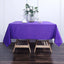 Polyester Square 70"x70" Tablecloth Purple - Wrinkle-Resistant & Durable Table Cover