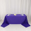 Scuba Rectangular 90"x156" Tablecloth Purple - Wrinkle Free, Stain Resistant & Seamless Table Cover
