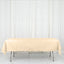 Polyester 54"x96" Rectangle Tablecloth Beige - Wrinkle-Resistant & Easy-to-Care Table Cover