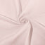 Fitted Polyester 96"x30" Rectangle Tablecloth Blush - Durable and Easy to Maintain Table Cover