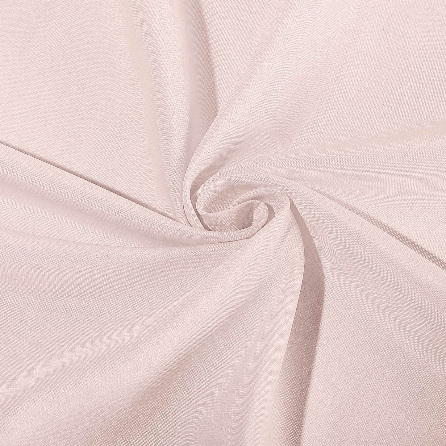 Fitted Polyester 96"x30" Rectangle Tablecloth Blush - Durable and Easy to Maintain Table Cover