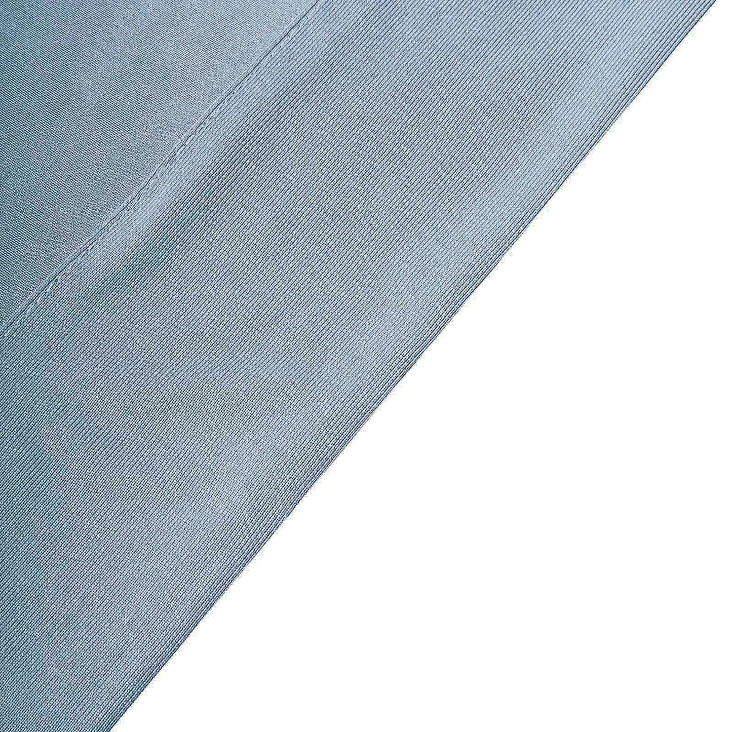 2 Pack Dusty Blue Scuba Polyester Event Curtain Drapes, Durable Flame Resistant Backdrop Event Panels Wrinkle Free with Rod Pockets - 10ftx10ft