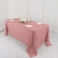 Polyester 72"x120" Rectangle Tablecloth Dusty Rose - Durable and Stylish Table Cover