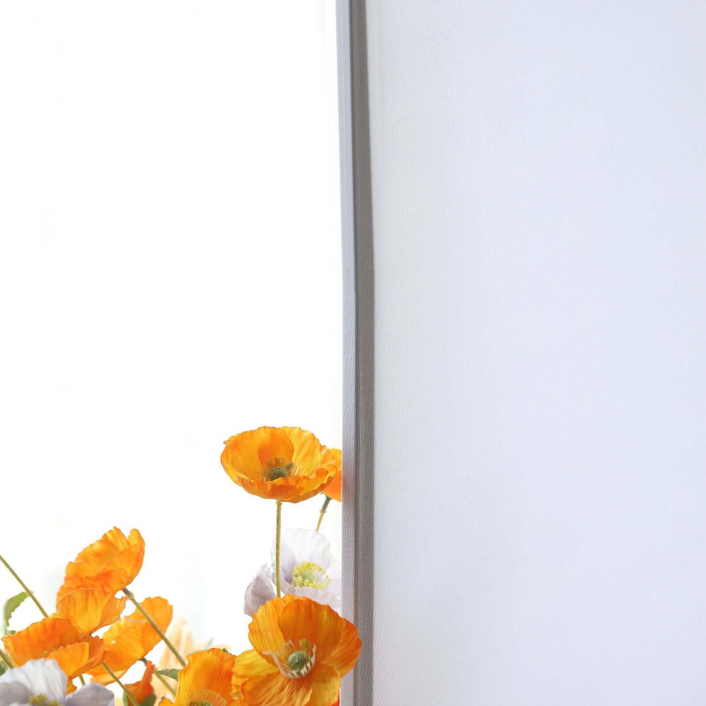 6ft Matte White Spandex Fitted Chiara Backdrop Stand Cover For Round Top Wedding Arch