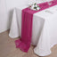Chiffon 6ft Table Runner Fuchsia - Flowy & Lightweight Table Decor