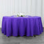 Premium Polyester 108" Round Tablecloth Purple - Wrinkle-Resistant 220GSM Table Cover