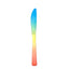 24 Pack - 8" Rainbow Ombre Design Heavy Duty Plastic Knives