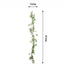 5ft Green Real Touch Artificial Willow Leaf Garland, Flexible Vine