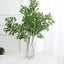 2 Bushes 42" Tall Light Green Artificial Silk Beech Leaf Branches, Faux Plant Stem Vase Fillers