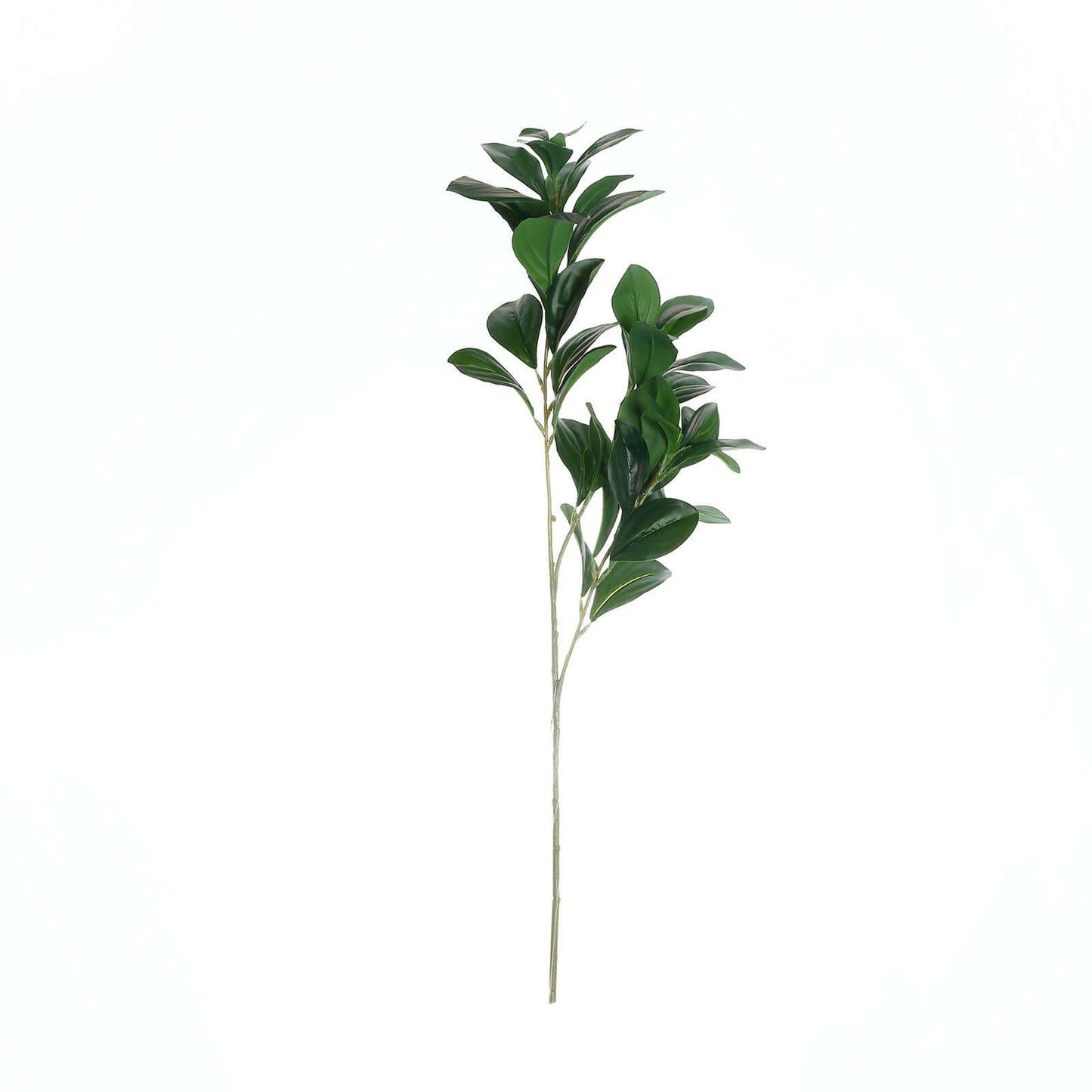 2 Stems 26" Green Artificial Lemon Leaf Branches Faux Greenery Plant