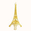 Eiffel Tower Table Centerpiece Metal Gold - Stylish Decorative Cake Topper for Parties & Gatherings 10"