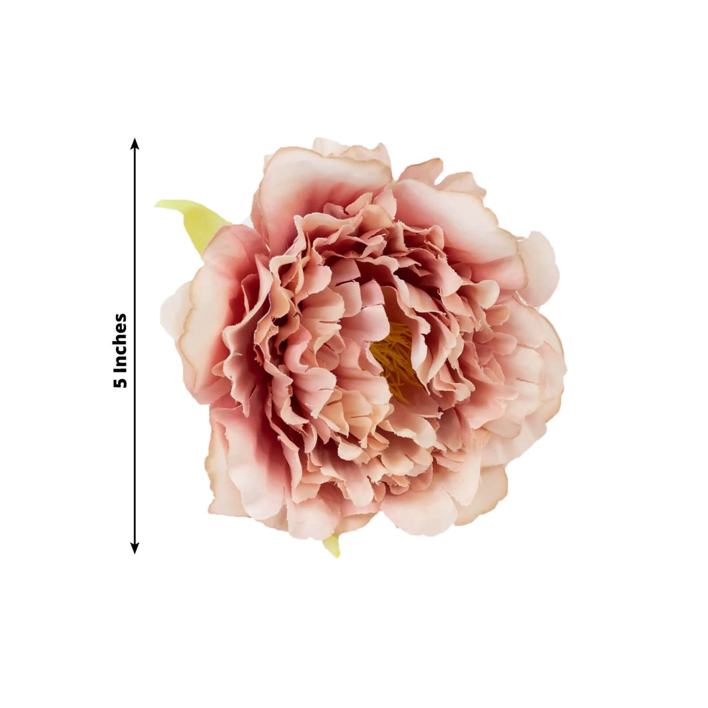 4-Pack Napkin Holders with Silk Peony Flower â€“ Pink Floral Napkin Rings for Dining Table Settings