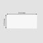 2-Pack Acrylic Plexiglass Sheets Rectangular Side Plates White - Protective Film Coating 24"x10"