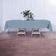 Polyester 60"x102" Rectangle Tablecloth Dusty Blue - Durable and Stylish Table Cover