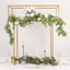 Floral Display Rack Heavy Duty Design Metal Gold - Rectangular Tall Centerpiece Stand 48"