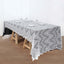 Lace 60"x120" Rectangle Tablecloth White - Vintage Lace Design with Scalloped Frill Edges for Refined Occasions