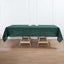 Polyester 60"x102" Rectangle Tablecloth Hunter Emerald Green - Durable and Stylish Table Cover